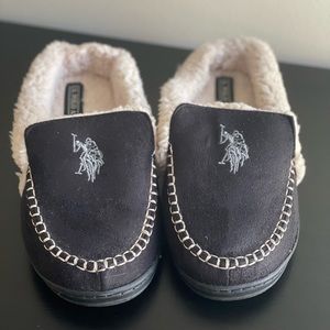 U.S. Polo Assn. Cozy Indoor-Outdoor Slippers 8/9